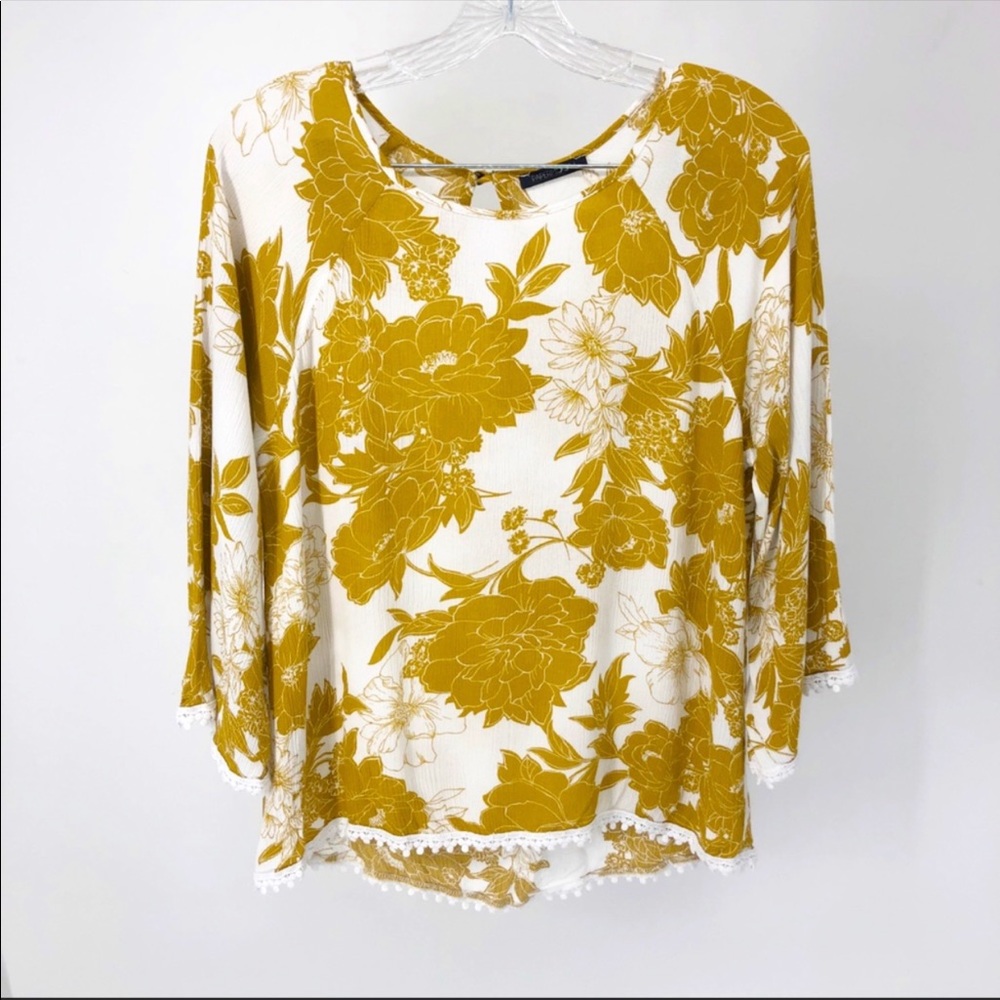 Papermoon Stitch Fix Mustard Blouse